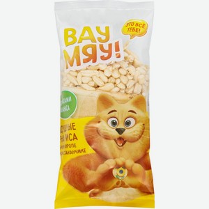 Зерна риса воздушные ВАУ МЯУ! с цукатами в ваф. стаканчике, Россия, 35 г