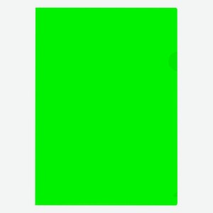 Папка-уголок «Стамм» пластиковая прозрачная неон А4, 1 шт в ассортименте