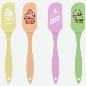 Лопатка силиконовая в ассортименте 1шт.