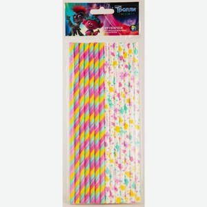 Трубочки Тролли для напитков 14шт