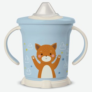 Поильник АШАН Красная птица с двумя ручками, 1 шт в ассортименте