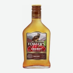 Настойка Fowlers полусладкая Вишня с виски 35% 250мл