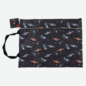 Сумка для учебы АШАН Красная птица черная, 1 шт