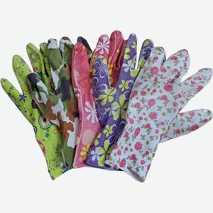 Перчатки садовые с покрытием нитрил 5 пар