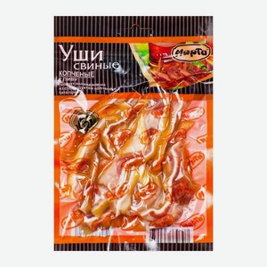 Уши свиные Марти копченые с кожей 100г 100 г