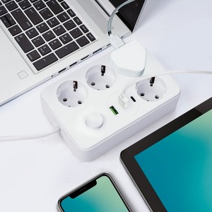 Удлинитель электрический с выключателем, 1,5 м