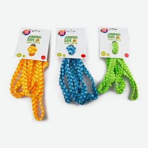 Скакалка ONE TWO FUN 886383 цветная 1,8 м, 1 шт в ассортименте