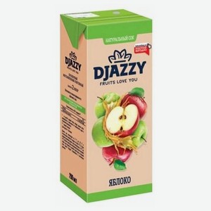 Сок «Djazzy» яблочный 0,2л