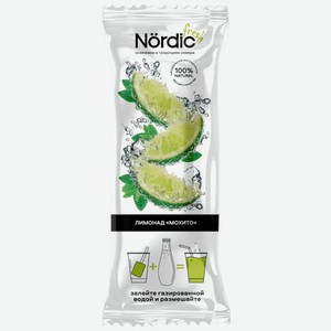 Основа для приготовления напитка Nordic Fresh Мохито фруктово-ягодная, 52.5г