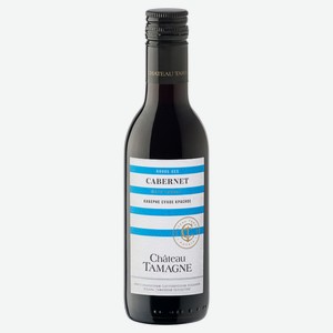 Вино «Шато Тамань» Каберне красное сухое Россия, 0,187 мл