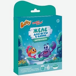 Желе для игры в ванне, БИРЮЗОВОЕ