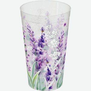 Стакан ПОЛИМЕРБЫТ Lavender 431504100, Россия, 0,4 л