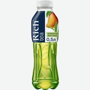 Холодный зеленый чай Rich Манго, 0,5л
