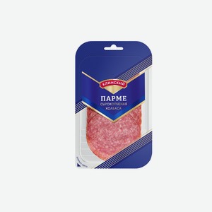 Колбаса сырокопченая Клинский Парме нарезка 85 г