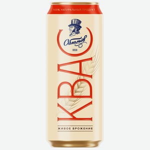 Квас ОБЛОМОВ ж/б, 0.45л