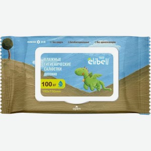 Салфетки Elibell влажные детские 100шт
