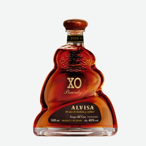 Бренди Alvisa Х.О. 6 years old 40%, 500мл