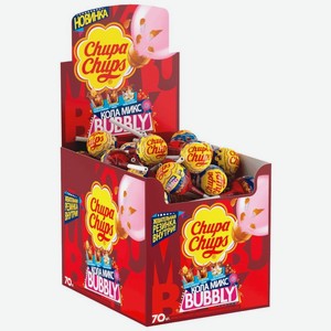 Карамель Chupa Chups Bubbly кола в ассортименте, 1 шт 17 г