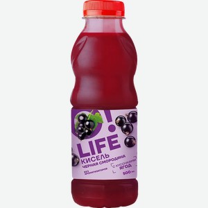 Кисель O!LIFE/ОЛАЙФ Чёрная смородина 500мл