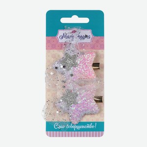 MARY POPPINS Набор зажимов Волшебные звездочки, Розовый