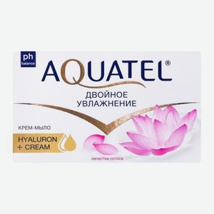 Крем-мыло Aquatel лепестки лотоса 90г