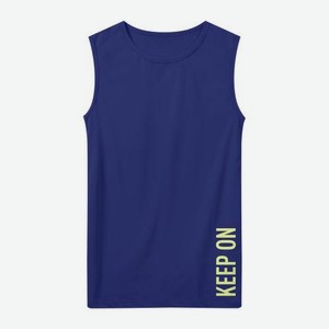 Футболка мужская UNO Levan синяя рm