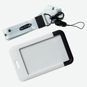 Бейдж вертикальный MESHU  Nice Day , 110*70мм, лента с карабином, 3D печать, опп пакет, европодвес