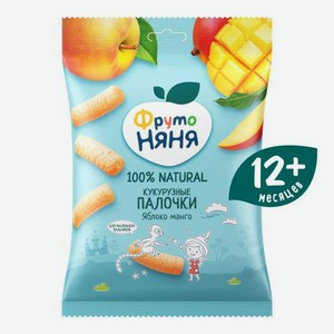 Кукурузные палочки ФрутоНяня яблоко-манго с 12 мес 20 г