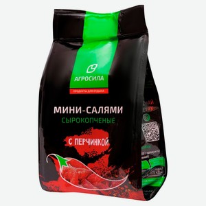 Колбаски сырокопченые «Агросила» Мини-салями с перцем, 50 г