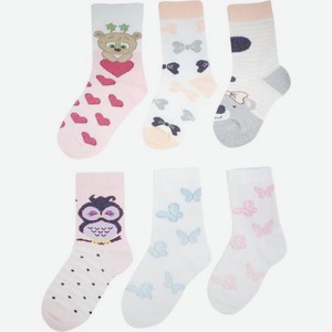 Носки детские Fashion Care для девочек демисезонные размер 15-18 (23-28)