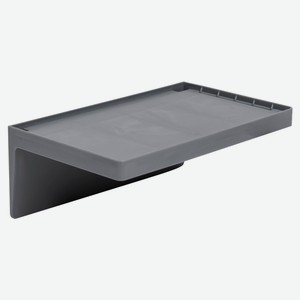 Полка навесная Violet серая, 200х120х75 мм