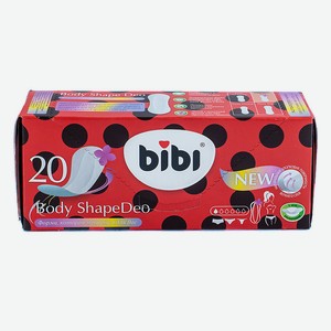 BIBI Ежедневные прокладки Body Shape Deo, 20 шт