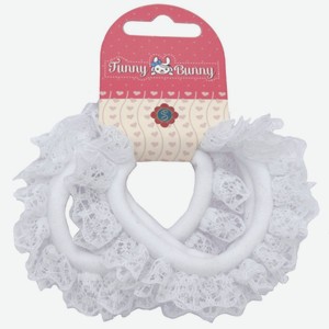 Резинка д/волос кружевные NFB1-24 2шт