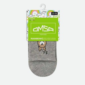 OMSA Kids 21P73 Носки детские Корги Grigio Melange, 23-26 (14-16)