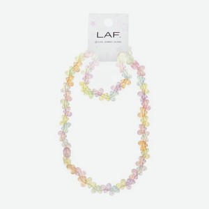 Набор LAF Ожерелье с браслетом Сердечки ДС5