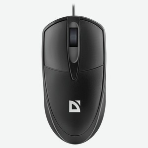 Мышь проводная Defender Trace MB-989 оптическая 1000 dpi черная, 1,2 м