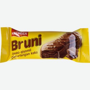 Кекс KREMBER Bruni глазированный c какао-начинкой, 40г
