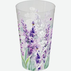 Стакан ПОЛИМЕРБЫТ Lavender, 0.4л, Арт. 431504100