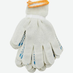 Перчатки ЛЕНТА с ПВХ р-р 18/20, 5пар