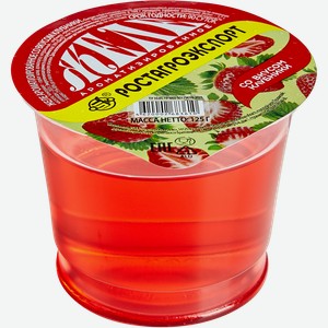 Желе РОСТАГРОЭКСПОРТ со вкусом клубники, 125г