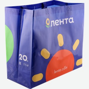 Сумка хозяйственная ЛЕНТА сердце 44x42см, Арт. AO042