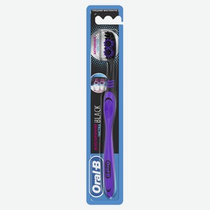 Зубная щетка ORAL-B Black Всесторонняя чистка, средней жесткости