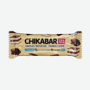 CHIKALAB Батончик глазированный с начинкой Тирамису, 60 г