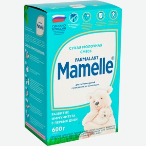 Смесь Mamelle молочная сухая c 0 до 12 месяцев 600г