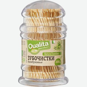 Зубочистки QUALITA бамбуковые, Китай, 200 шт