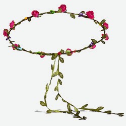 Веночек с розами  Дары Дриады 