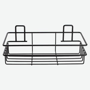 Полка настенная прямоугольная VETTA, металл, 25x12,5x7 см, ч