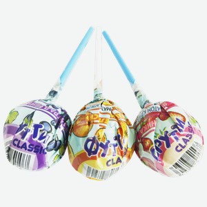 Карамель леденцовая ФРУТТИ Classiс с ароматом клубники, винограда, груши, апельсина, 12г