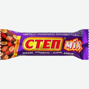 Батончики вафельные СТЕП Mix глазированные, Россия, 44 г