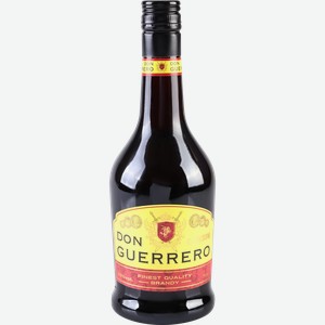 Бренди DON GUERRERO Reserva 38%, 0.7л
